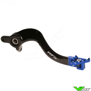 RFX Pro Brake Pedal Flexi Tip Black / Blue - Husqvarna FC250 FC350 FC450 TC125 TE150 TX125