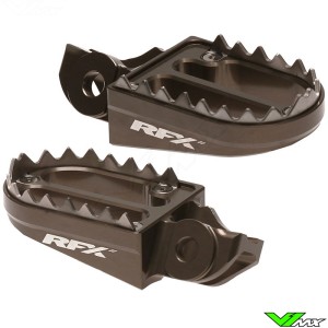 RFX Pro Footpegs Shark Teeth Hard Anodised - KTM Husqvarna GasGas