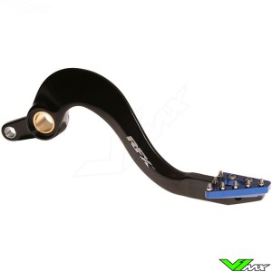 RFX Pro Brake Pedal Solid Tip Black / Blue - Husqvarna FC250 FC350 FC450 FE250 FE350 FE450 TC125 TC250 TE125 TE250