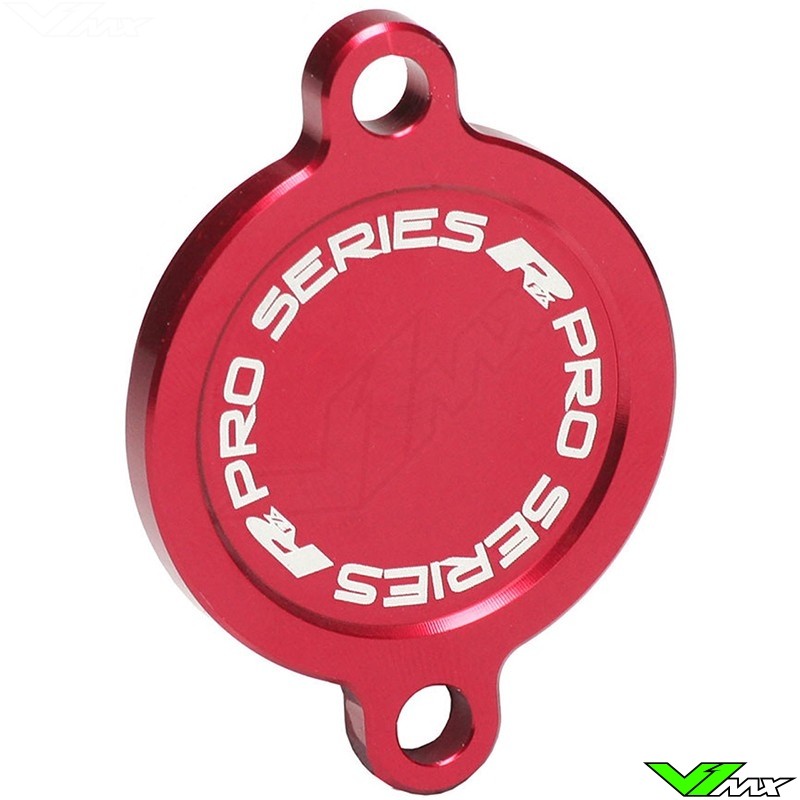 RFX Pro Oil Filter Cover Red - Kawasaki KXF450