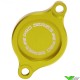 RFX Pro Oil Filter Cover Yellow - Suzuki RMZ250 RMZ450 RMX450Z