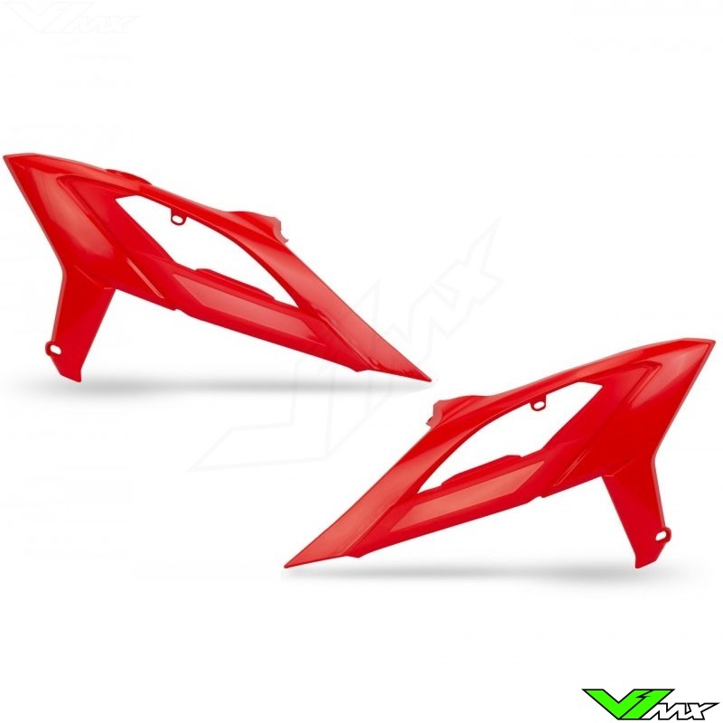 UFO Radiator Shrouds Red - Beta RR250-2T RR300-2T RR350-4T