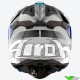 Airoh Aviator 3 Saber Motocross Helmet - Blue / Grey