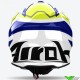 Airoh Aviator Ace 2 Ground Motocross Helmet - Fluo Yellow / Blue