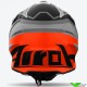 Airoh Aviator Ace 2 Ground Motocross Helmet - Orange / Grey / Matte