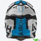 Airoh Strycker Brave Motocross Helmet - Blue / Grey
