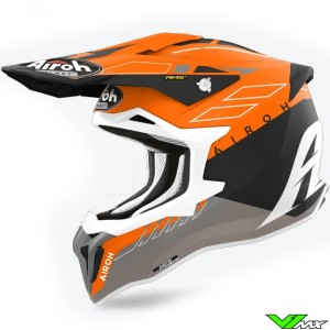 Airoh Strycker Skin Motocross Helmet - Orange