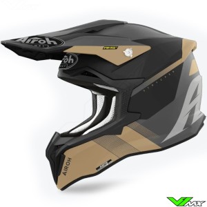 Airoh Strycker Blazer Motocross Helmet - Gold / Matte