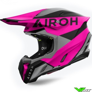 Airoh Twist 3.0 King Motocross Helmet - Pink / Matte