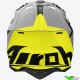 Airoh Wraaap Reloaded Motocross Helmet - Grey / Fluo Yellow / Matte