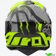 Airoh Wraaap Darkness Motocross Helmet - Fluo Yellow / Matte