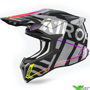 Airoh Strycker Brave Motocross Helmet - Grey