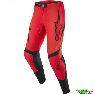 Alpinestars Supertech Limited Edition Ember Anaheim Crossbroek - Fluo Rood / Fel Rood / Zwart