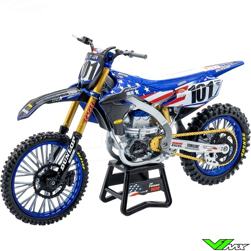 Schaalmodel 1:12 - Yamaha YZF450 Eli Tomac 101 MXON