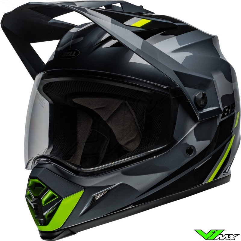 Bell MX-9 Alpine Adventure Helm - Mat Grijs / Camo