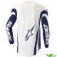 Alpinestars Techstar Limited Edition Tropical Glendale Motocross Jersey - White / Dark Blue / Gold