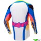 Alpinestars Supertech Limited Edition Coast SX Daytona Cross Shirt - Wit / Donker Blauw / Fluo Roze