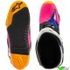 Alpinestars Tech 10 Limited Edition Coast SX Daytona Crosslaarzen - Wit / Donker Blauw / Fluo Roze