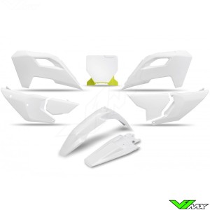 UFO Plastic Kit White - Husqvarna FC250 FC350 FC450 FX350 FX450 TC125 TC250 TX300