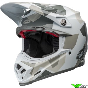 Bell Moto-9s Flex Rover Motocross Helmet - White / Camo