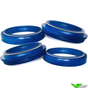 Tecnium Blue Label Fork Dust & Oil Seal Set - Suzuki RM85 Honda CR80 CR85 CRF150R CRF230F