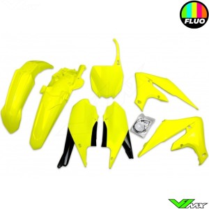 UFO Plastic Kit Fluo Yellow - Yamaha YZF250 YZF450
