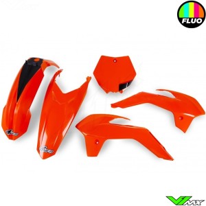 UFO Plastic Kit Fluo Orange - KTM 85SX