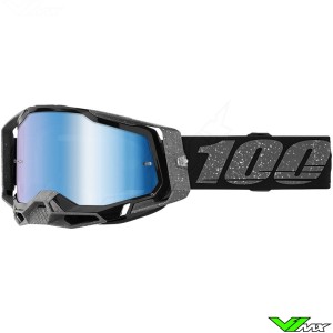 100% Racecraft 2 Kos Crossbril - Blauw Spiegellens