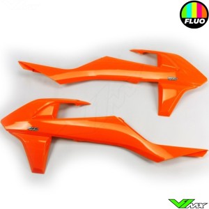 UFO Radiator Shrouds Fluo Orange - KTM