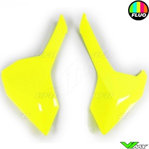 UFO Side Number Plate Fluo Yellow - Husqvarna