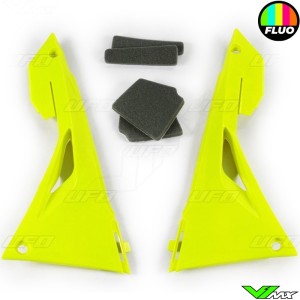 UFO Airbox Cover Fluo Yellow - Honda CRF250R CRF250RX CRF450R CRF450RX