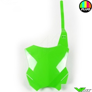 UFO Voornummerplaat Fluo Groen - Kawasaki KXF250 KXF450