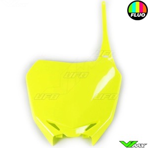 UFO Voornummerplaat Fluo Geel - Suzuki RMZ250 RMZ450