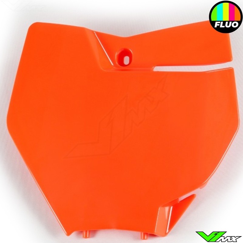 UFO Front Number Plate Fluo Orange - KTM 125SX 150SX 250SX 250SX-F 350SX-F 450SX-F