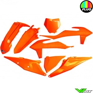 UFO Plastic Kit Fluo Orange - KTM 125SX 150SX 250SX 250SX-F 350SX-F 450SX-F