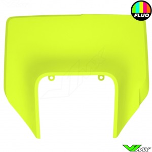 UFO Headlight Plastic Neon Yellow - Husqvarna FE250 FE350 FE450 FE501 TE150 TE250 TE300 TX300