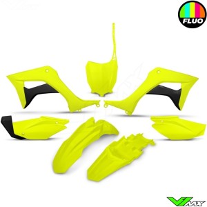 UFO Plastic Kit Neon Yellow - Honda CRF110F