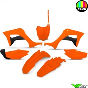 UFO Plastic Kit Neon Orange - Honda CRF110F