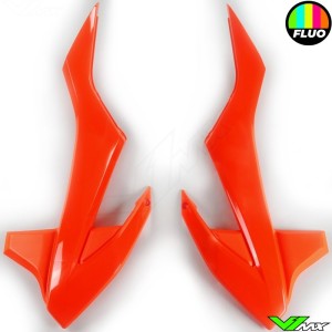 UFO Radiator Shrouds Neon Orange - KTM 85SX