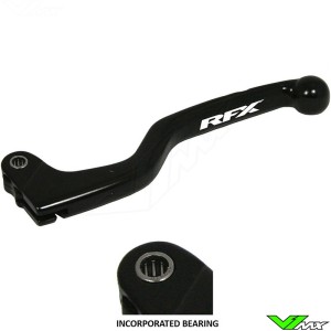 RFX Pro Clutch Lever Black - Kawasaki KX65 KX80 KX85 KX100 KX125 KX250 KX500 Suzuki RM65 RMZ250 RMZ450