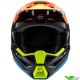 Alpinestars S-M3 Fray Youth Motocross Helmet - Black / Orange / Fluo Yellow