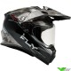 Fly Racing Trekker Conceal Adventure helm - Zwart / Grijs