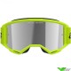 Alpinestars Vision 3 Wordmark Crossbril - Fluo Geel / Zilver spiegellens