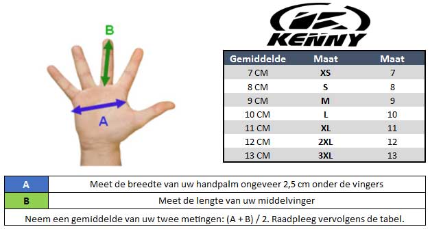 Kenny Neo 2020 Crosshandschoenen - Zwart